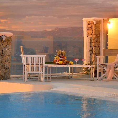 Mykonos Sea View Luxury Villa By Calypso Sunset Villas Mykonos Town 외부 사진