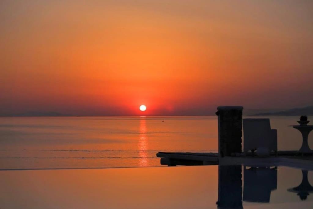 Mykonos Sea View Luxury Villa By Calypso Sunset Villas Mykonos Town 외부 사진